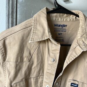 Khaki Wrangler button-down